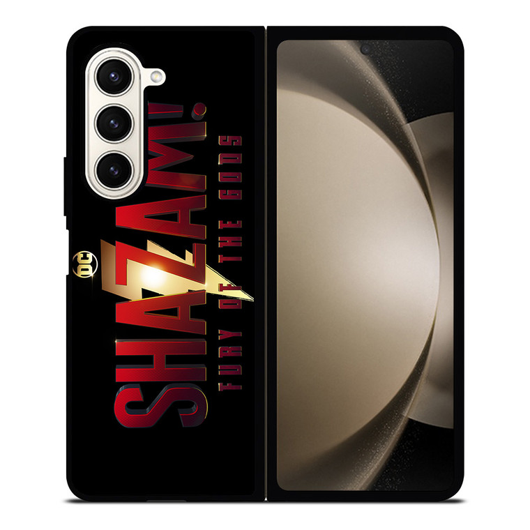 SHAZAM FURY OF THE GODS LOGO Samsung Galaxy Z Fold 5 Case Cover