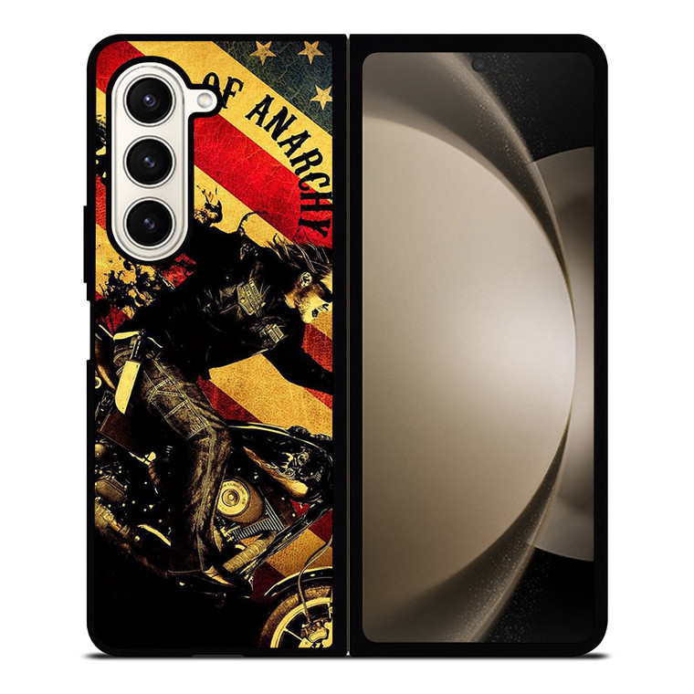 SONS OF ANARCHY USA LOGO Samsung Galaxy Z Fold 5 Case Cover