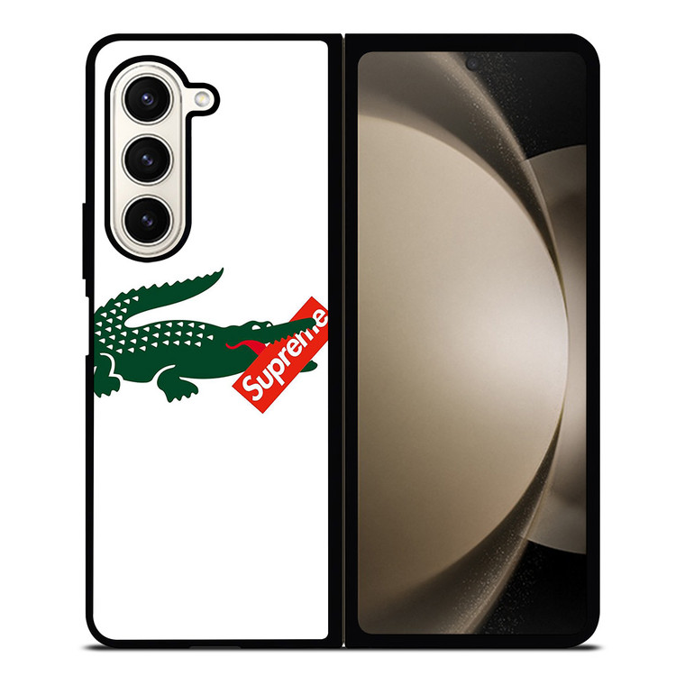SUPREME LACOSTE COLLAB Samsung Galaxy Z Fold 5 Case Cover