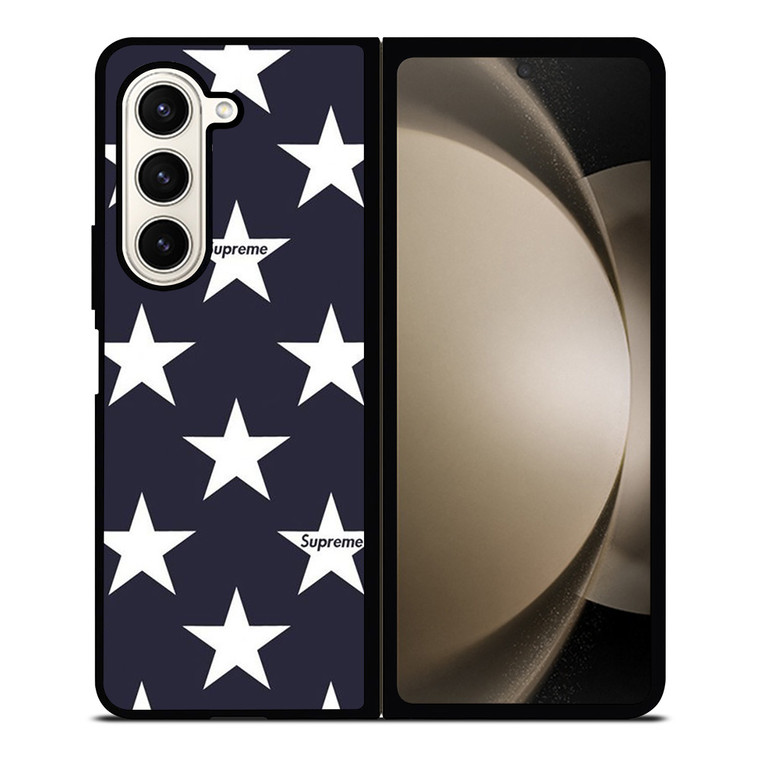 SUPREME STARS PATTERN Samsung Galaxy Z Fold 5 Case Cover