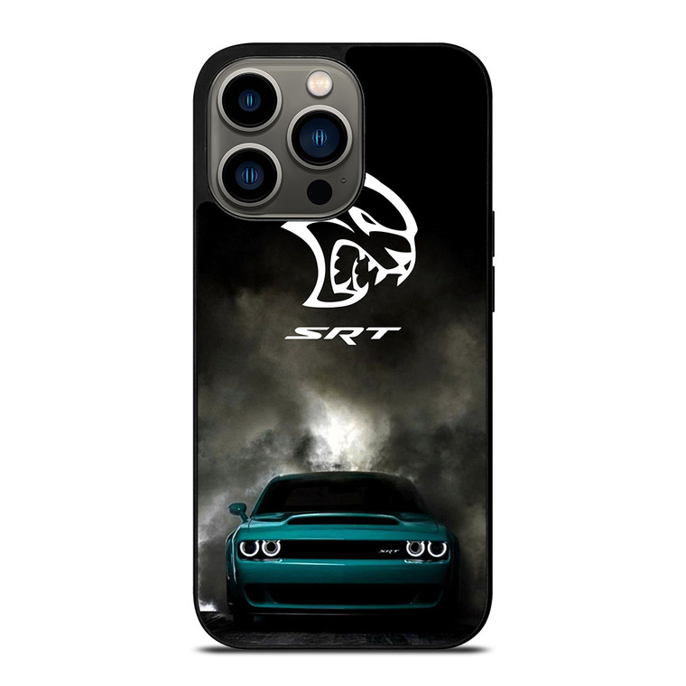 DODGE CHALLENGER SRT CAR EMBLEM iPhone 13 Pro Case Cover