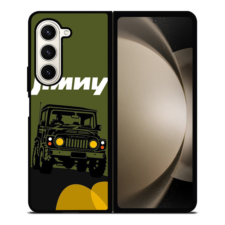 SUZUKI JIMNY ILLUSTRATION LOGO Samsung Galaxy Z Fold 5 Case Cover