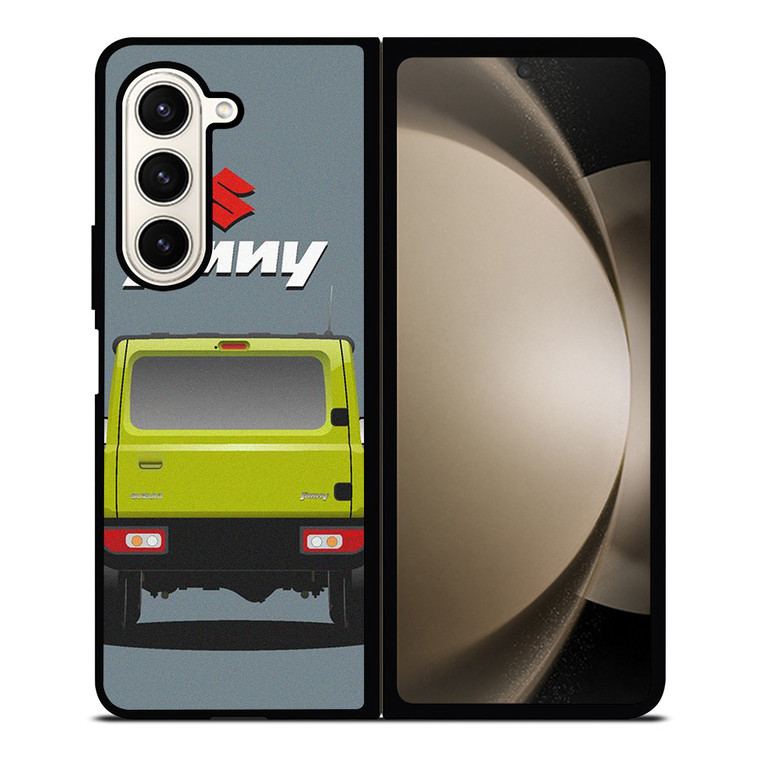 SUZUKI JIMNY JEEP CAR ILLUSTRATION Samsung Galaxy Z Fold 5 Case Cover