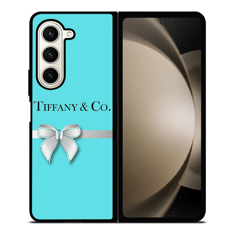 TIFFANY AND CO RIBBON Samsung Galaxy Z Fold 5 Case Cover