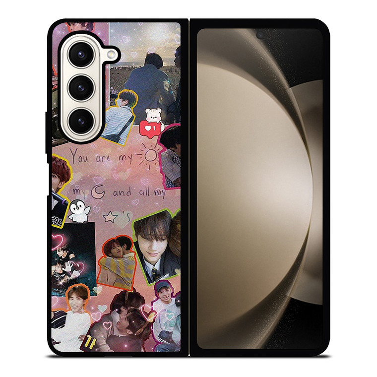 TOMORROW X TOGETHER TXT COLLAGE Samsung Galaxy Z Fold 5 Case Cover