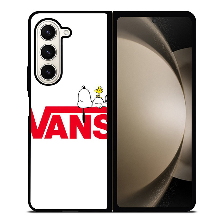 VANS SNOOPY CARTOON Samsung Galaxy Z Fold 5 Case Cover