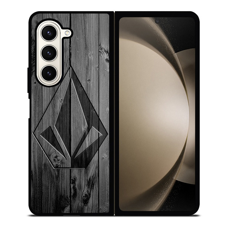 VOLCOM WOOD LOGO Samsung Galaxy Z Fold 5 Case Cover