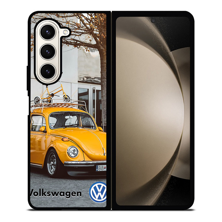 VOLKSWAGEN BEETLE YELLOW Samsung Galaxy Z Fold 5 Case Cover