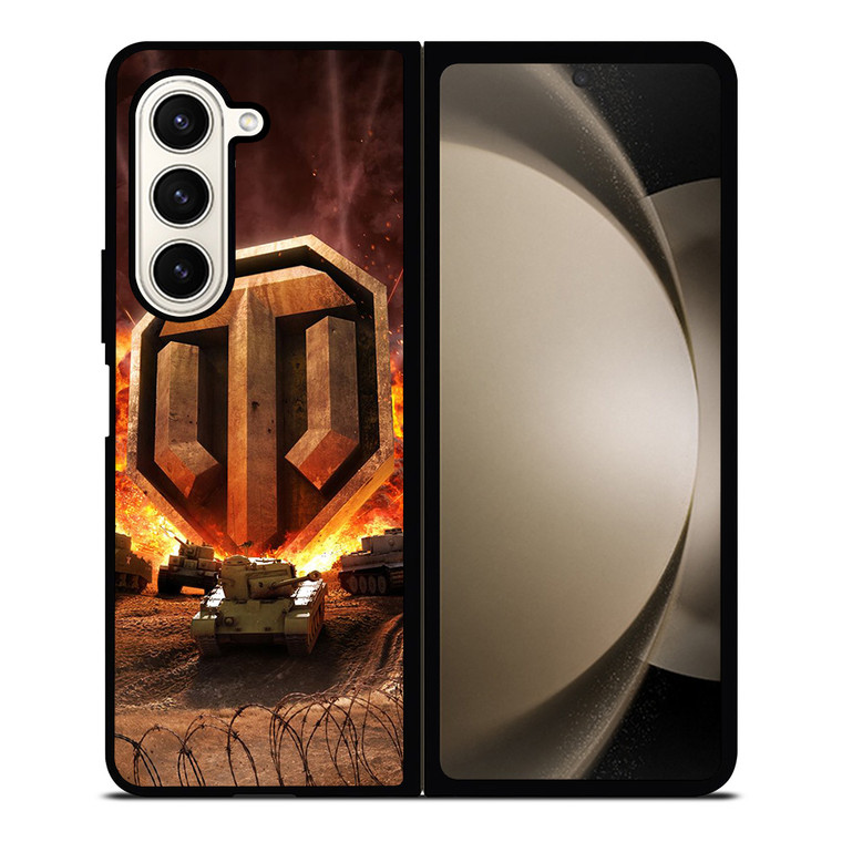 WORLD OF TANKS BATTLEFIELD GAMES Samsung Galaxy Z Fold 5 Case Cover