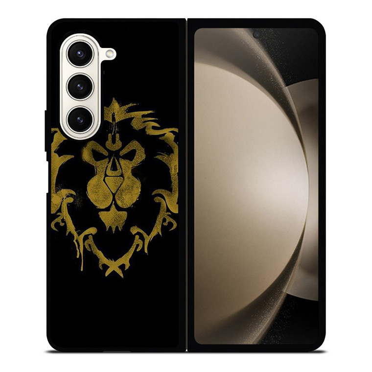 WORLD OF WARCRAFT ALLIANCE BLACK LOGO Samsung Galaxy Z Fold 5 Case Cover