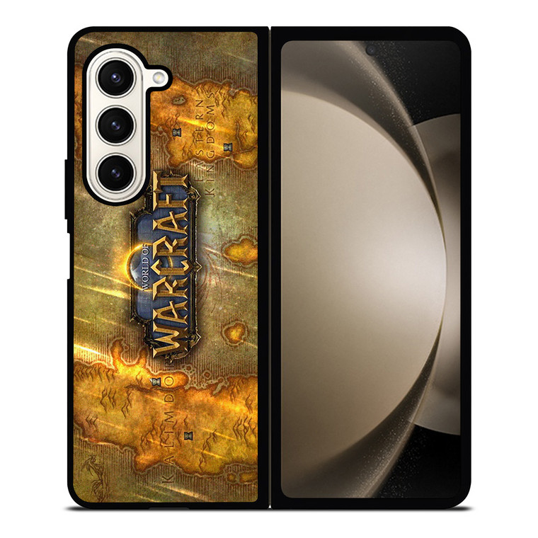 WORLD OF WARCRAFT GAMES MAP 2 Samsung Galaxy Z Fold 5 Case Cover