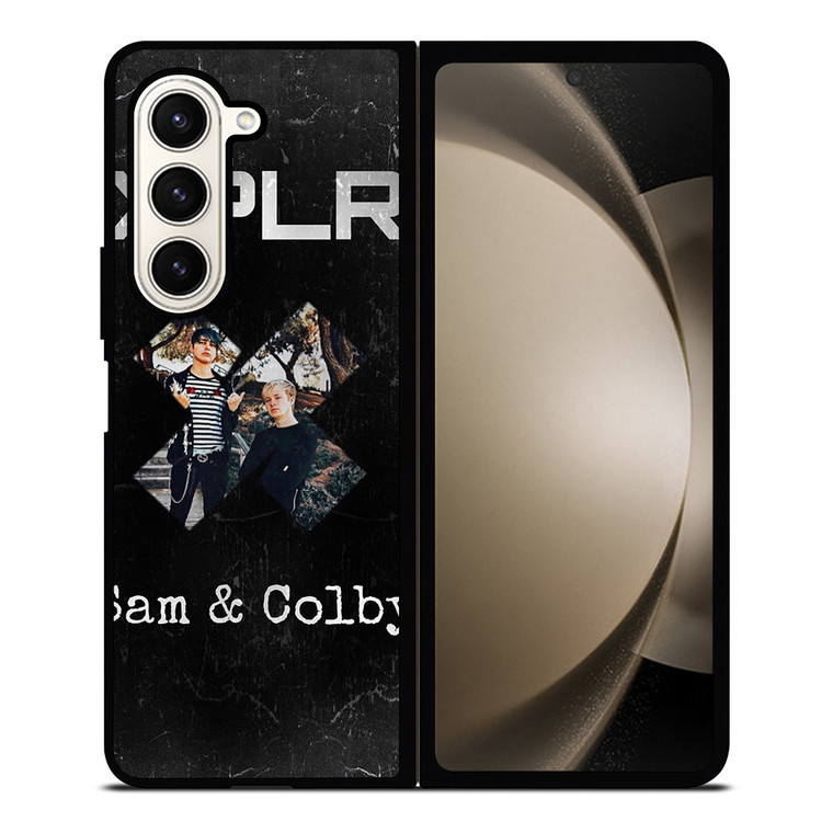 XPLR SAM AND COLBY LOGO Samsung Galaxy Z Fold 5 Case Cover