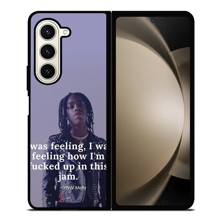 YNW MELLY RAPPER QUOTES Samsung Galaxy Z Fold 5 Case Cover