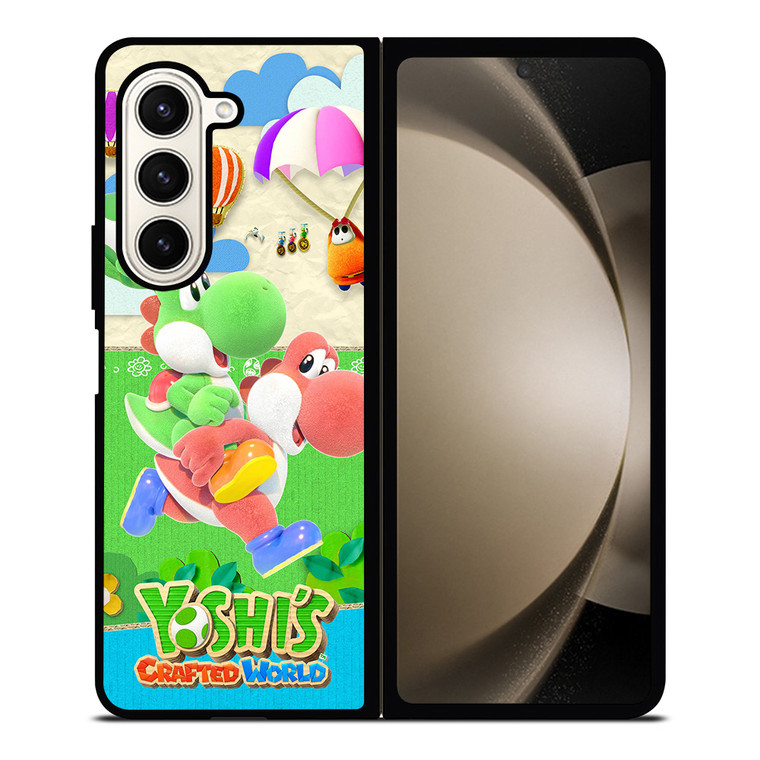 YOSHI CRAFTED WORLD GAMES LOGO Samsung Galaxy Z Fold 5 Case Cover