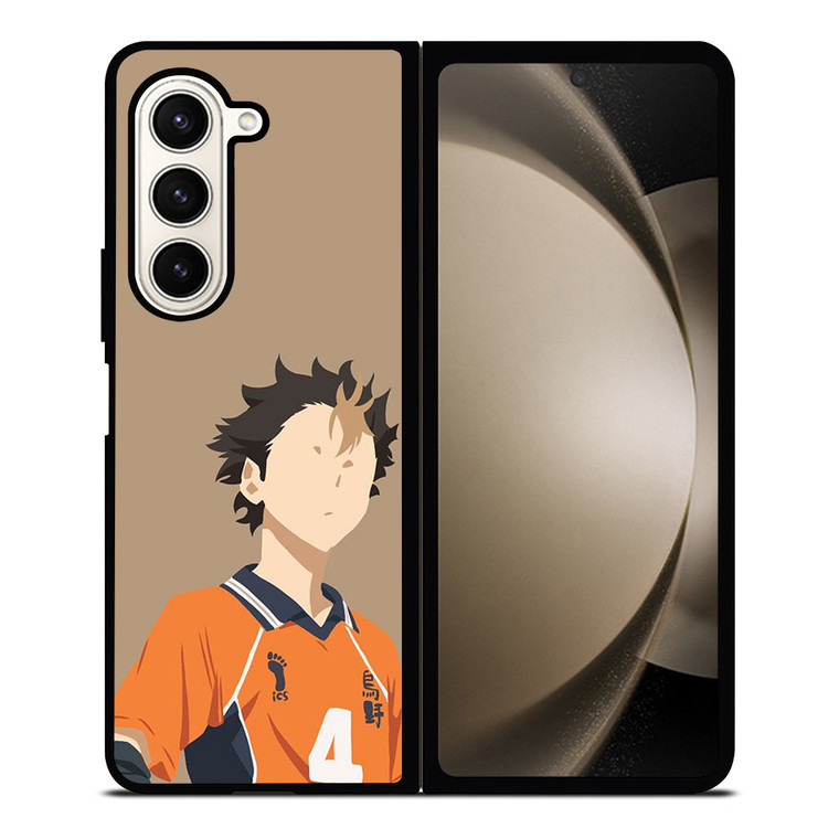 YUU NISHINOYA HAIKYUU MINIMALIST Samsung Galaxy Z Fold 5 Case Cover