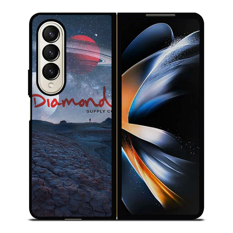 DIAMOND SUPPLY CO SPACE LOGO Samsung Galaxy Z Fold 4 Case Cover