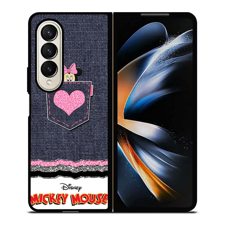 DISNEY MICKEY MOUSE JEANS Samsung Galaxy Z Fold 4 Case Cover