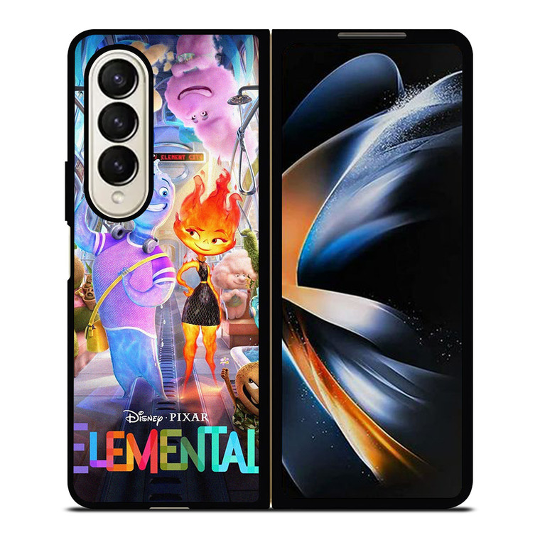 DISNEY PIXAR ELEMENTAL POSTER Samsung Galaxy Z Fold 4 Case Cover