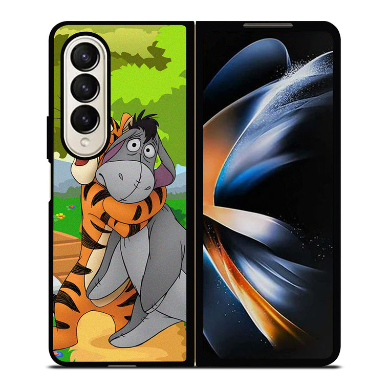 EEYORE AND TIGER WINNIE THE POOH CARTOON Samsung Galaxy Z Fold 4 Case Cover