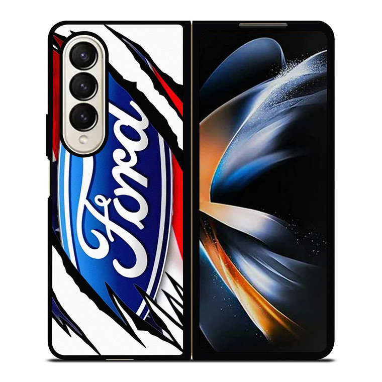 FORD CAR BROKEN LOGO Samsung Galaxy Z Fold 4 Case Cover
