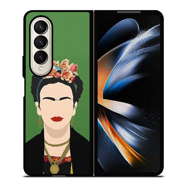 FRIDA KAHLO FLAT ILLUSTRATION Samsung Galaxy Z Fold 4 Case Cover
