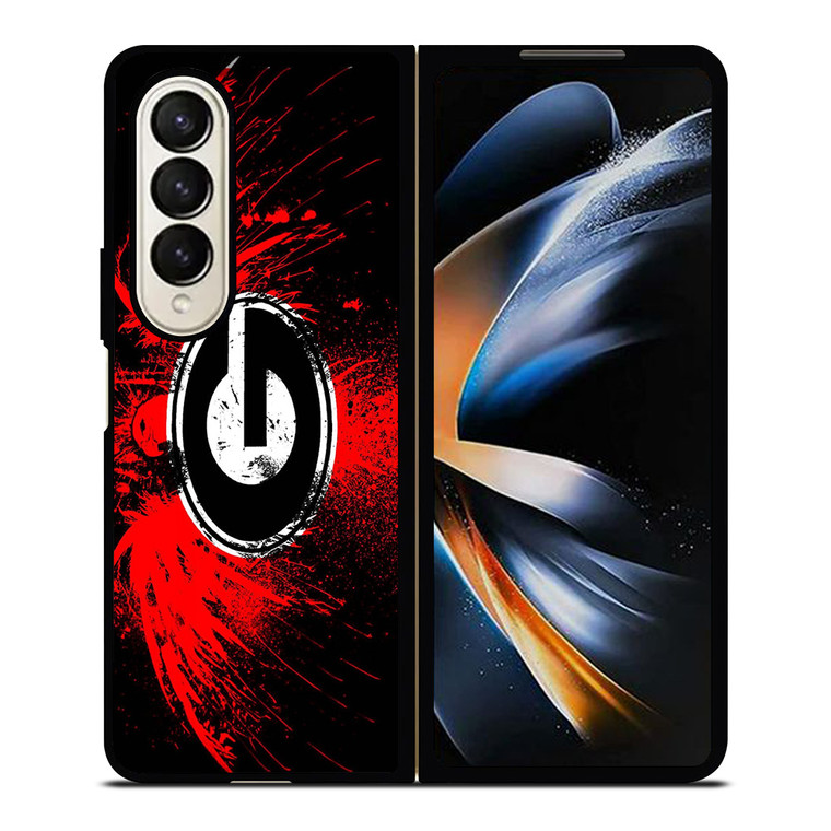 GEORGIA BULLDOGS BASKETBALL LOGO Samsung Galaxy Z Fold 4 Case Cover