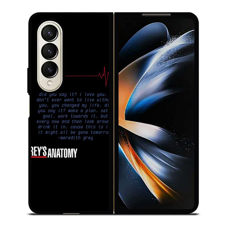 GREYS ANATOMY ICONIC LINES Samsung Galaxy Z Fold 4 Case Cover