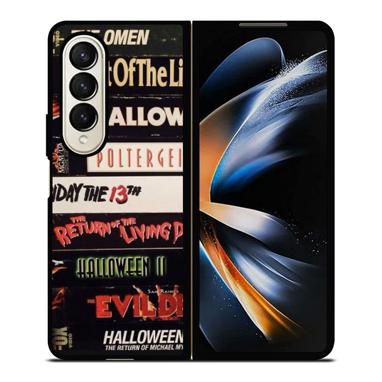 HORROR MOVIES VHS COLLECTION Samsung Galaxy Z Fold 4 Case Cover
