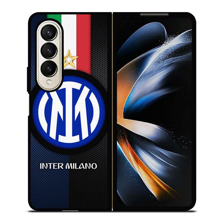 INTER MILANO CARBON LOGO Samsung Galaxy Z Fold 4 Case Cover