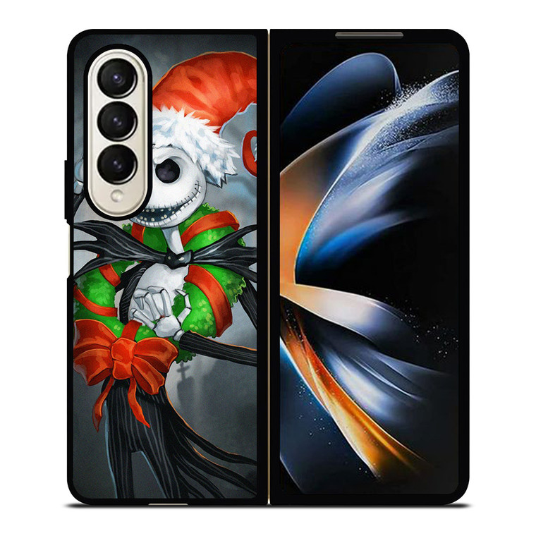 JACK SKELLINGTON SANTA CARTOON Samsung Galaxy Z Fold 4 Case Cover