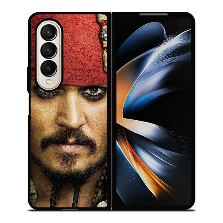 JACK SPARROW FACE PIRATES OF THE CARIBBEAN Samsung Galaxy Z Fold 4 Case Cover