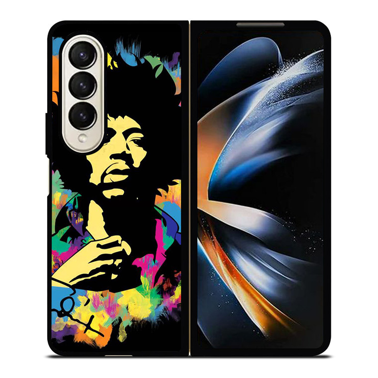 JIMI HENDRIX GUITARIST ART Samsung Galaxy Z Fold 4 Case Cover