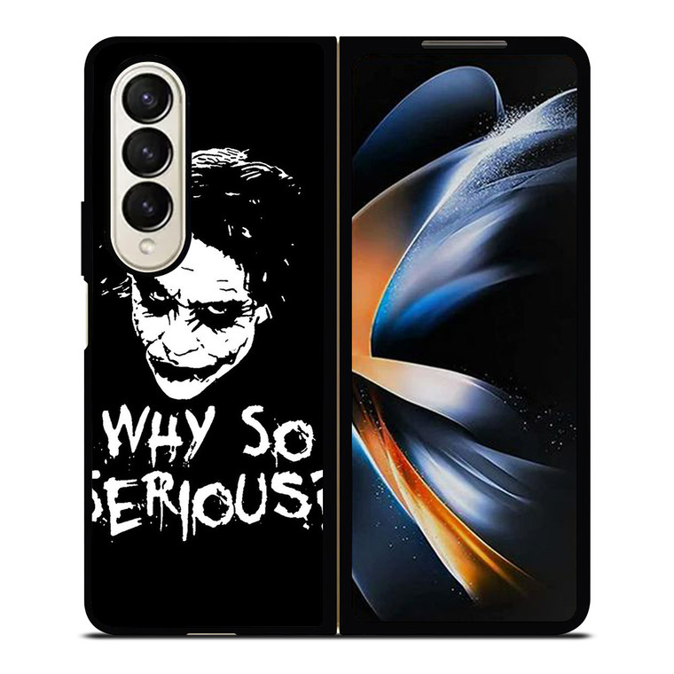 JOKER WHY SO SERIOUS ILLUSTRATION ART Samsung Galaxy Z Fold 4 Case Cover