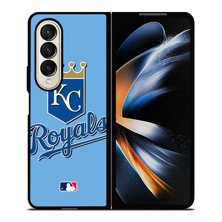 KANSAS CITY ROYALS MLB LOGO Samsung Galaxy Z Fold 4 Case Cover