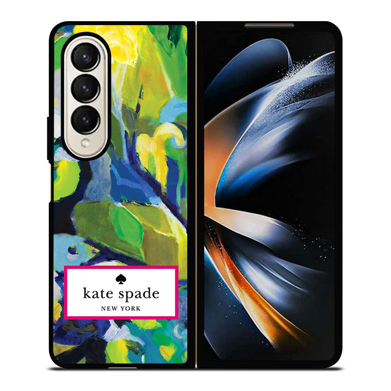 KATE SPADE NEW YORK ABSTRACT PAINTED Samsung Galaxy Z Fold 4 Case Cover