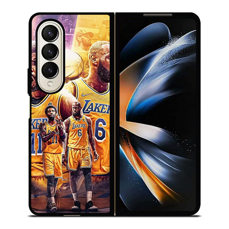 KYRIE IRVING LEBRON JAMES LOS ANGELES LAKERS Samsung Galaxy Z Fold 4 Case Cover