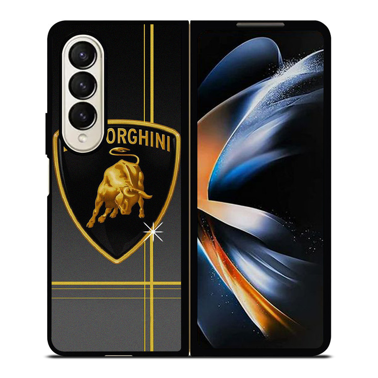 LAMBORGHINI LOGO SUPER CAR EMBLEM Samsung Galaxy Z Fold 4 Case Cover