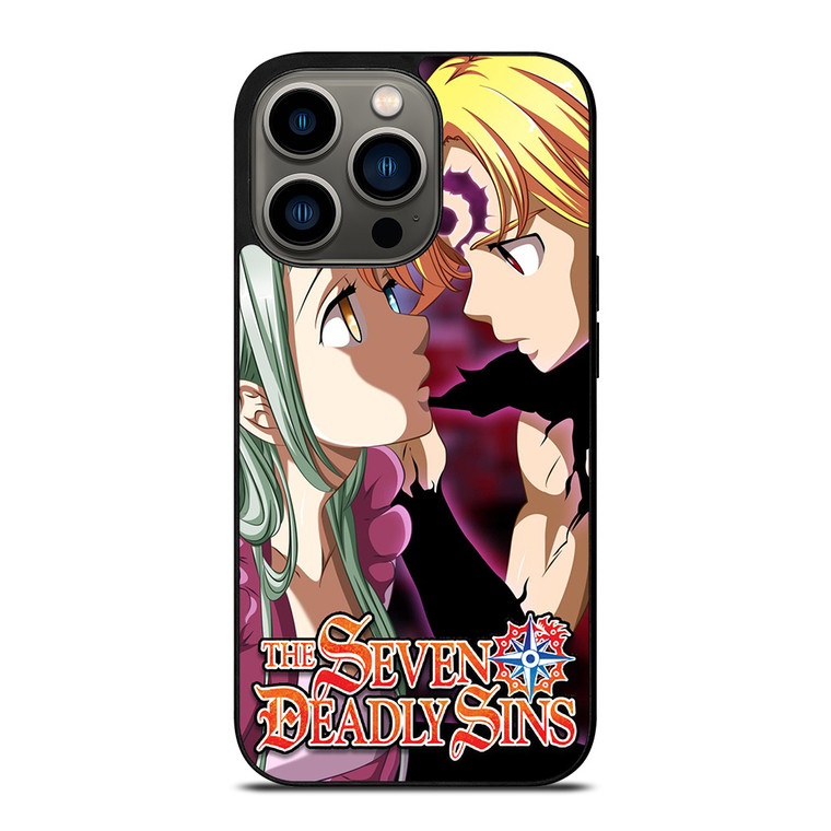 ELIZABETH LIONES AND MELIODAS SEVEN DEADLY SINS ANIME iPhone 13 Pro Case Cover