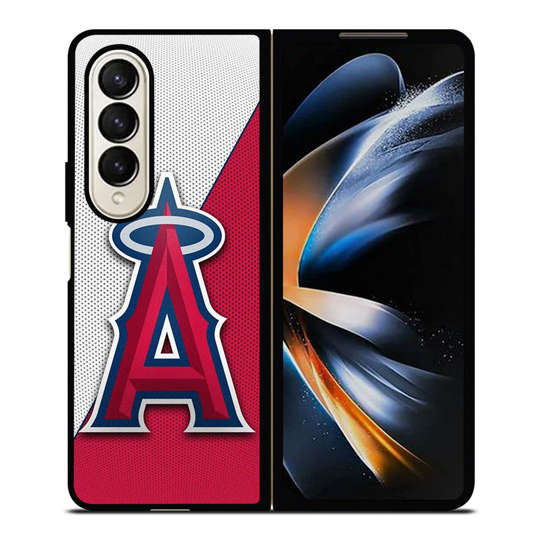 LOS ANGELES ANGELS CARBON EMBLEM Samsung Galaxy Z Fold 4 Case Cover