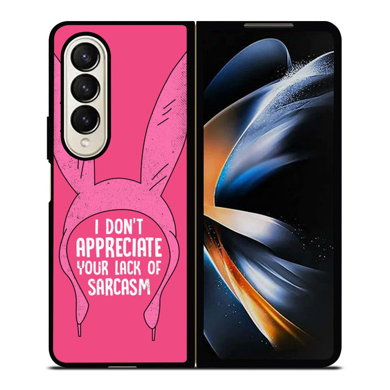 LOUISE BELCHER BOB'S BURGERS QUOTES Samsung Galaxy Z Fold 4 Case Cover