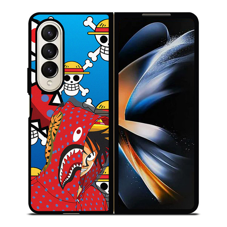 LUFFY ONE PIECE BAPE Samsung Galaxy Z Fold 4 Case Cover