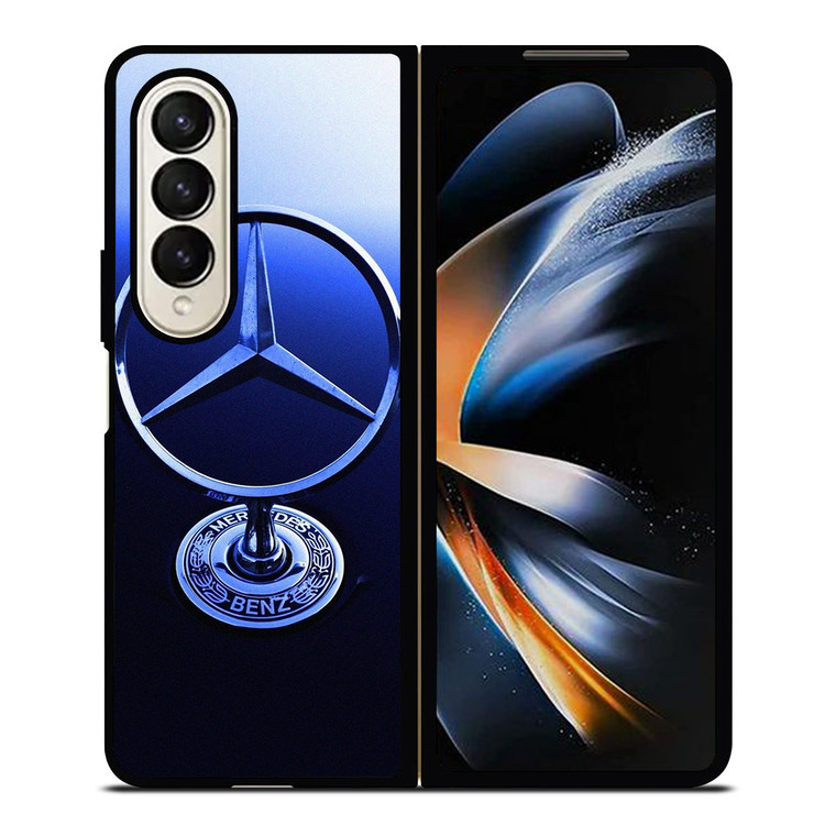 MERCEDES BENZ METAL EMBLEM Samsung Galaxy Z Fold 4 Case Cover