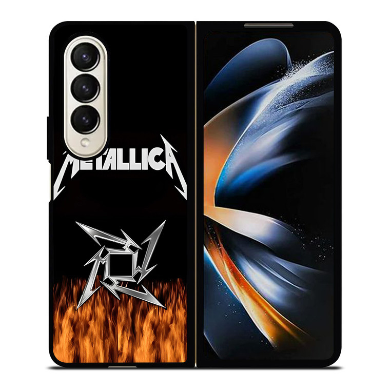 METALLICA METAL BAND FIRE Samsung Galaxy Z Fold 4 Case Cover