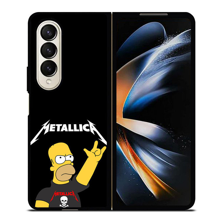 METALLICA THE SIMPSONS Samsung Galaxy Z Fold 4 Case Cover