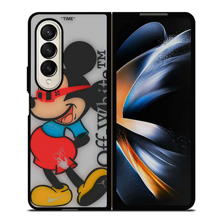 MICKEY MOUSE OFF WHITE ART Samsung Galaxy Z Fold 4 Case Cover