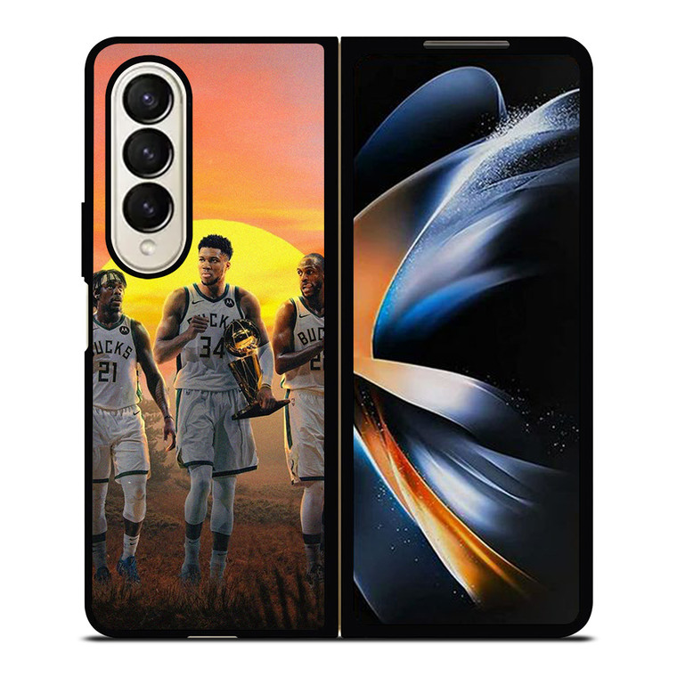 MILWAUKEE BUCKS NBA CHAMPIONS PLAYER Samsung Galaxy Z Fold 4 Case Cover