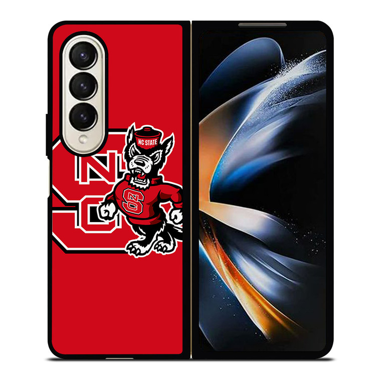 NC STATE WOLFPACK FOOTBALL ICON Samsung Galaxy Z Fold 4 Case Cover