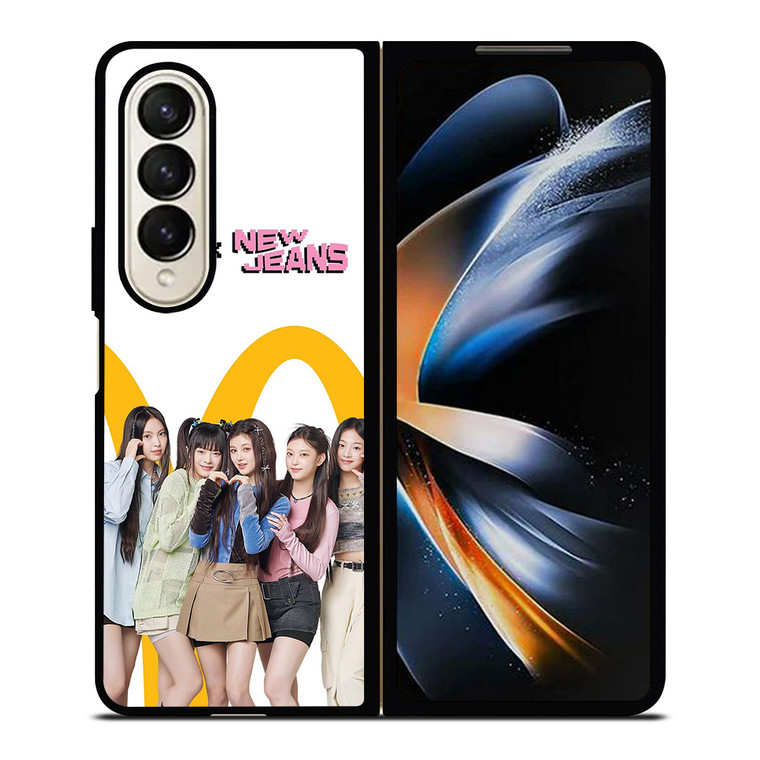 NEWJEANS X MCDONALDS KPOP Samsung Galaxy Z Fold 4 Case Cover