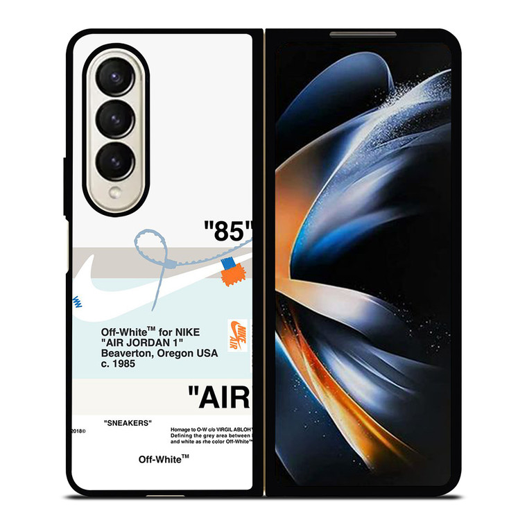 NIKE AIR JORDAN OFF WHITE Samsung Galaxy Z Fold 4 Case Cover
