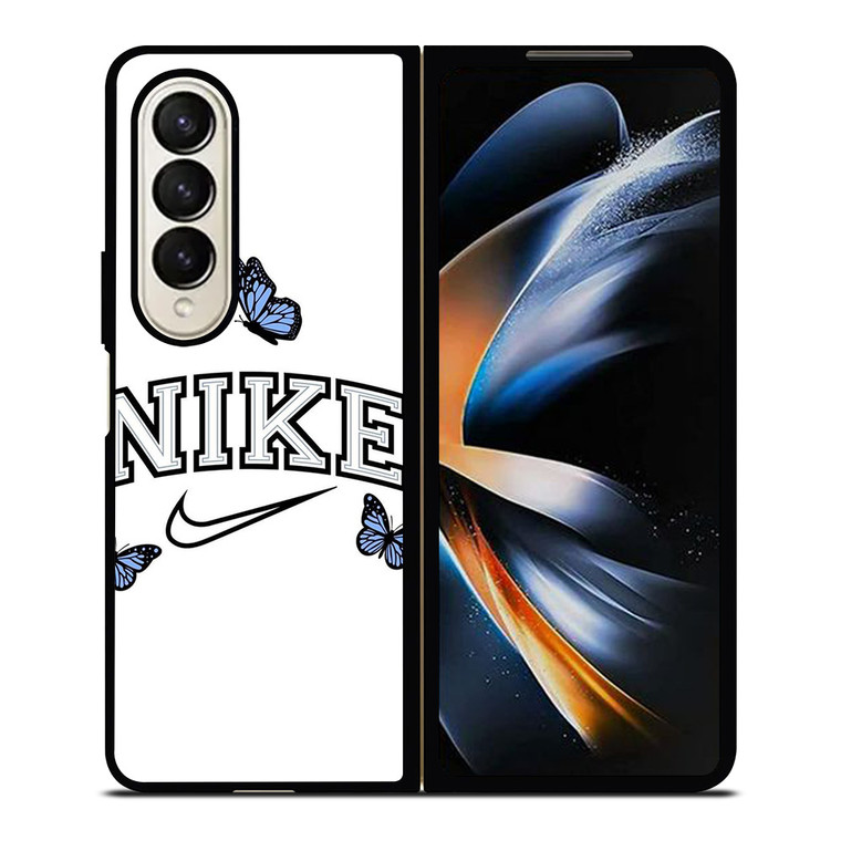 NIKE LOGO CUTE BUTTERFLY Samsung Galaxy Z Fold 4 Case Cover